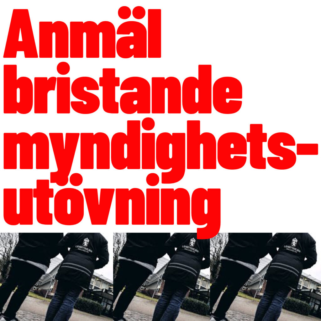 Anmäl bristande myndighetsutövning Vi som ska stoppa Länsstyrelsens