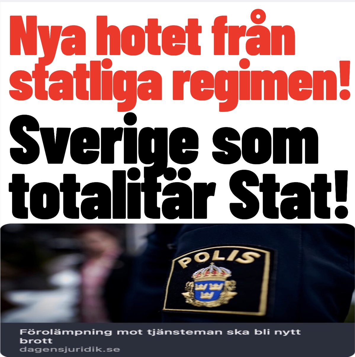 Nya hotet från statliga regimen! - Vi som ska stoppa Länsstyrelsens ...
